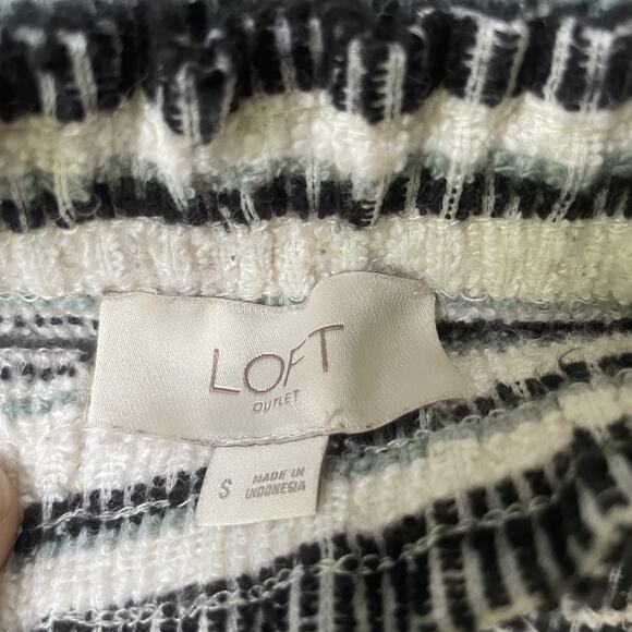 Ann Taylor Loft Women's Striped Elastic Band Skirt Size Small - Picture 3 of 9